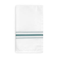 French Stripe Bistro Napkins 18”x22” – Durable, Wrinkle-Resistant & Easy Care – Ideal for Quality Restaurants (12, Black Stripe)
