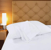 Cotton-Poly Blend Pillowcases – Soft, Durable & Breathable Standard 42"x34" Covers for Home, Airbnb & Hotel Use (6)