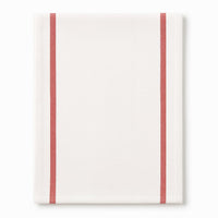 15x26 Kitchen Towels – Blue Center Stripe & Red Side Stripes – 100% Cotton, Soft, Absorbent & Durable – Ideal for Bulk Use (12, Blue Stripe)