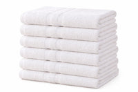 Premium Collection Bath Towel 24x50 – White Large Bath Towels for Spa, Salon, Gym, Hotel & Resort – 86% Cotton 14% Polyester – Super Soft, Thick & Highly Absorbent (6)