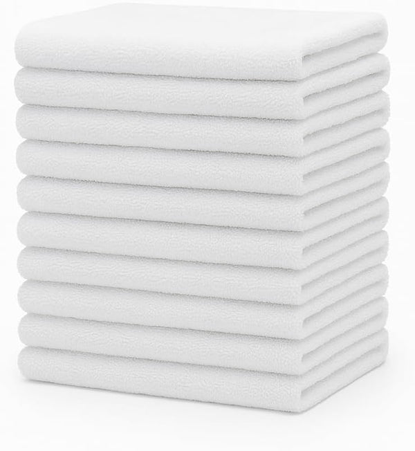 Wash Cloths 12”x12” – Economy Grade 100% Cotton, Soft, Durable & Quick-Drying Towels for Gyms, Hotels & Cleaning (60)