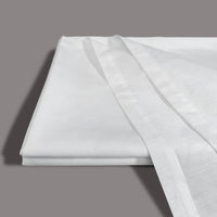 T-180 White Draw Sheets – Cotton-Polyester Blend, Easy to Wash, Commercial Quality for Healthcare & Hospitality (6, 54x72)