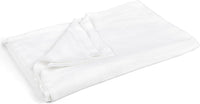 70x90 Hospital Bath Blanket – Bleached White Cotton Blend 1.75 lb – Soft, Absorbent & Lightweight Institutional Blanket for Hospitals, Clinics & Recovery Rooms (2)