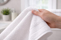 Lux Collection 27 x 54 Luxury Bath Towels – 550 GSM Plush Cotton Towels, Soft, Highly Absorbent & Quick Dry – Premium Towels for Hotels, Airbnbs & Home Use – White (4 Pack)
