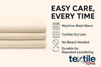 70x90 Hospital Bath Blanket – Unbleached Cotton Blend 1.75 lb – Soft, Absorbent & Durable Institutional Blanket for Healthcare, Nursing Home & Home Use (2)