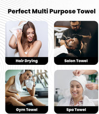Premium Collection Hand Towel 16x27 – White Hand Towels for Spa, Salon, Gym, Hotel & Resort – 86% Cotton 14% Polyester – Soft, Thick & Absorbent (12)