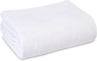 70x90 Hospital Bath Blanket – Bleached White Cotton Blend 1.75 lb – Soft, Absorbent & Lightweight Institutional Blanket for Hospitals, Clinics & Recovery Rooms (2)