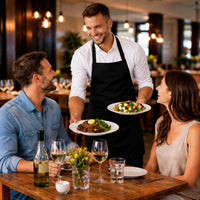 Professional Chef Aprons for Men & Women - Kitchen Aprons for Cooking, BBQ, Restaurant & Grill Use