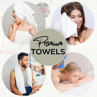 Premium Collection Bath Towel 24x50 – White Large Bath Towels for Spa, Salon, Gym, Hotel & Resort – 86% Cotton 14% Polyester – Super Soft, Thick & Highly Absorbent (6)